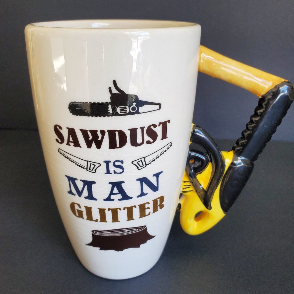 Tradesman's Mug Woodworkers Construction Workers Tall Decorative Mug Pen Storage